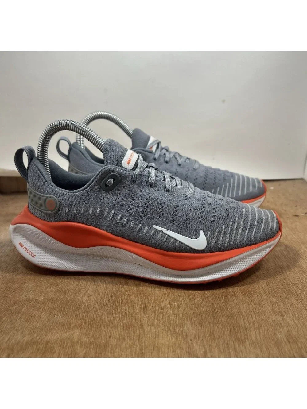 New NIKE ReactX Infinity Run 4 Women Size 7 Running Shoes Orange FJ1222-005